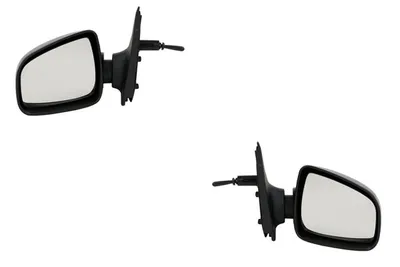 Zdjęcie produktu dla Johns, lusterko zewnętrzne pasujące do Dacia Sandero II 01/13- zestaw lewe i prawe, czarne 963021832R 6001549716 963018898R 6001549717