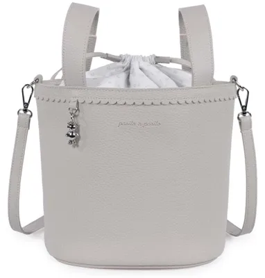 Image de Sac à langer Bucket Icon pour poussette - 34 x 30 cm - Gris | par Pasito a pasito