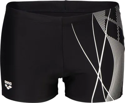 Produktbild von arena Branch Swim Shorts für Herren schnelltrocknend und chlorresistent, Farbe:Schwarz, Größe:5