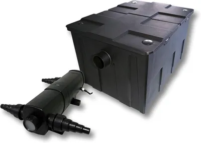 Immagine prodotto di Kit di filtraggio per stagno da 60.000 litri con lampada UVC da 18W e filtro biologico