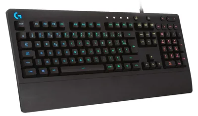 Produktbild von Logitech G G213 Prodigy, Volle Größe (100%), Kabelgebunden, USB, AZERTY, RGB-LED, Schwarz