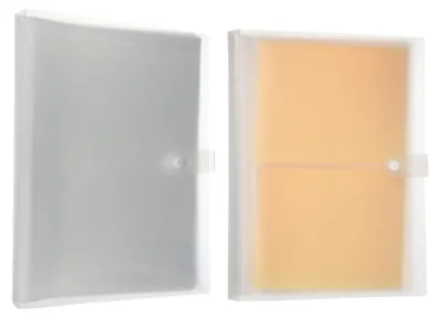 Indexkartenhalter 2 Stück, 80 Seiten, 160 Karten, transparent
