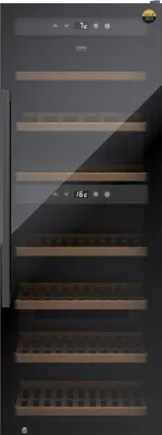 Produktbild von Caso 126 Smart, Weinkühler mit Kompressor, Freistehend, 126 Flasche(n), 75 W, G, Schwarz