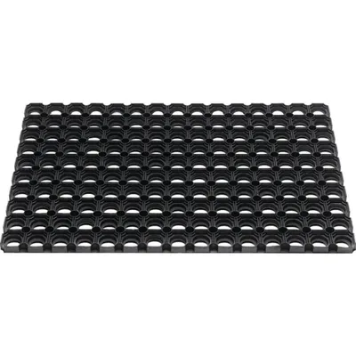 Produktbild von Fußmatte offene Ringe schwarz Gum.L400xB600xS22mm