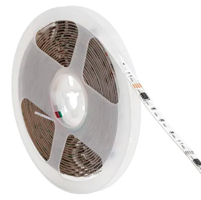 Produktbild von LED Streifen Digital SPI 24V RGBIC SMD 96 LED/m 5m Breite 8mm Schnitt 6 cm IP20 RGBIC