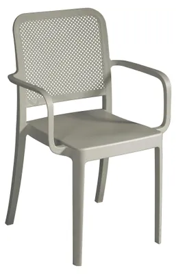 Immagine prodotto di Sedia Impilabile da Giardino 56x52x86 cm in Polipropilene Tortora