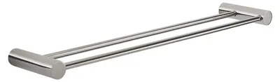 Immagine prodotto di Portasalviette doppio 60 cm da muro in acciaio inox lucido | Aloe