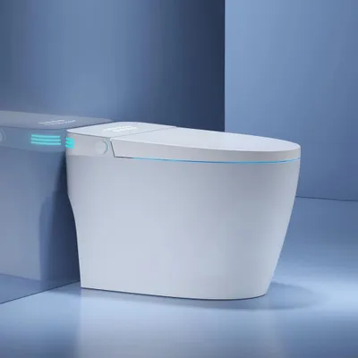 Productafbeelding van KLEENMAC Intelligente Toilet (Japanse toilet) Model OLIVIA, horizontale afvoer 180 mm, wit