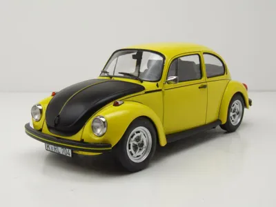 Produktbild von Norev 188536 VW 1303 Käfer 1973 gelb schwarz 1:18