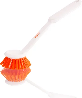 Produktbild von Haug ANTI BAC Spülbürste rund Orange ø 0,50 mm Hart | Packung (1 Stück)