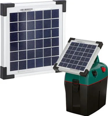 Zdjęcie produktu dla Kwadratowy panel słoneczny o mocy 4 W do ogrodzeń elektrycznych CORRAL