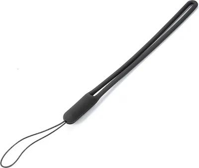 Produktbild von Kreatives praktisches elastisches Silikon -Handgelenk Handy Lanyard-Schwarz