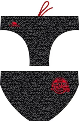 Image de Turbo Plain Slip de bain Noir M Hommes Noir M