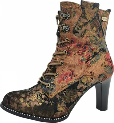 Image de Laura Vita Alcbaneo 141 : Bottines pour femmes, modèles lacets, bottines à lacets, multicolores, pour un style décontracté