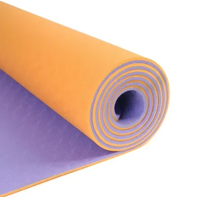 Produktbild von Ako Yoga - TPE Yogamatte YIN YANG - lila/orange