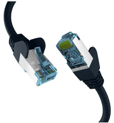 Produktbild von EFB Elektronik EC020200152, 2 m, Cat7, S/FTP (S-STP), RJ-45, RJ-45, Schwarz
