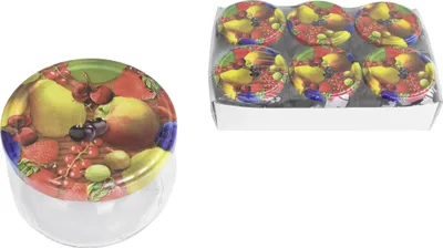 Zdjęcie produktu dla EMSY Schraubdeckelglas bauchig 258ml mit 82mm TO-Deckel Obstde6er Tray 121357 4012699590249