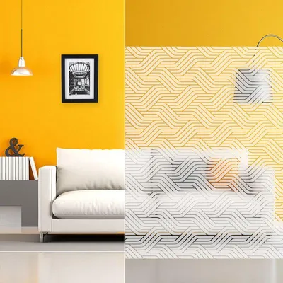 Produktbild von DIMEXACT - DIMEXACT Dekorative Fensterfolie mit mattierten grafischen Linien, auf einer Rolle von 152 cm x 10 Metern -152 cm x 10 m - en Rouleau