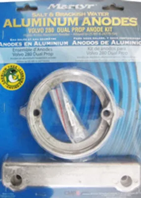 Obrázek produktu pro Sada hliníkových anod Allpa, Volvo 280 Dual Prop