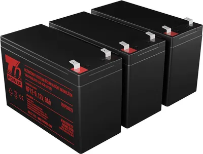 Image de Jeu de batteries T6 Power pour Eaton 9SX1000IR, VRLA, 12 V