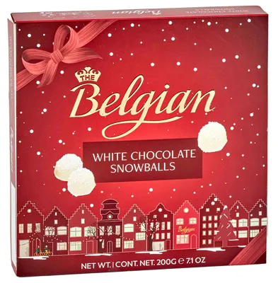 Produktbild von The Belgian White Chocolate Snowballs 200g