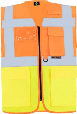 Produktbild von Korntex Wanrweste Hamburg orange Gr. L