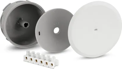 Productafbeelding van verdeeldoos Ø 80 x 32mm, IP54, UP, wit