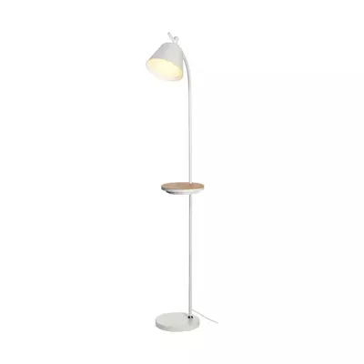 Produktbild von Stehleuchte mit Qi-Ladestation – Dimmbar, Wireless Charging, Modernes Design
