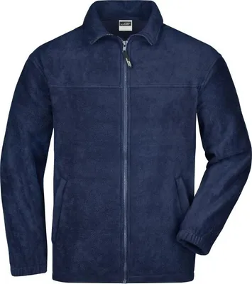 Produktbild von James & Nicholson Fleecejacke Full-Zip, Gr. 4XL,navy