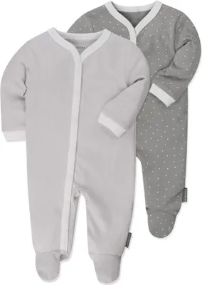 Produktbild von LaLoona Schlafanzug 2er Pack Pyjama Einteiler - Grau