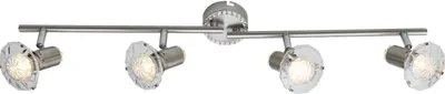 Produktbild von GLOBO Deckenleuchte LED Wohnzimmer Deckenlampe Deckenstrahler 4 Flammig 57304-4