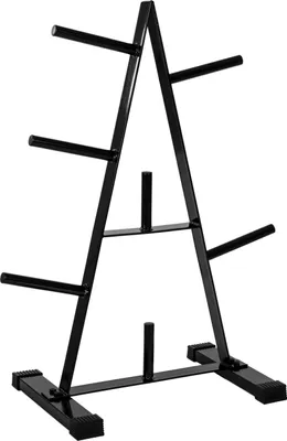 Produktbild von Movit® Hantelscheibenständer Hantelbaum, Scheibenaufnahme: 30mm Farbwahl: schwarz oder weiß, bis 250 kg belastbar, 7 Stangen