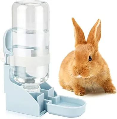 Produktbild von Hylyun Rabbit Automatischer Wasserspender, 500 ml Hängende Haustierspender Meerschweinchen, Chinchillas, Igel, Frettchen -Update