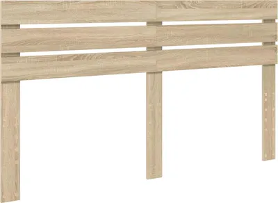Image de Tête de lit vidaXL en bois composite chêne Sonoma