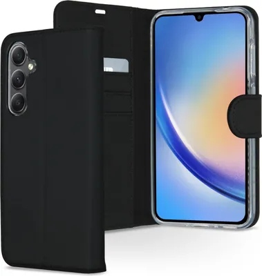 Image de Accezz Wallet Softcase Bookcase pour le Samsung Galaxy A35 - Noir
