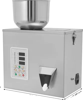 Obrázek produktu pro Plnicí stroj, automatický provoz, kompaktní provedení, stříbrná barva