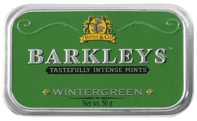 Produktbild von Barkleys Wintergreen Pastillen mit Eukalyptus Geschmack Dragees 50g