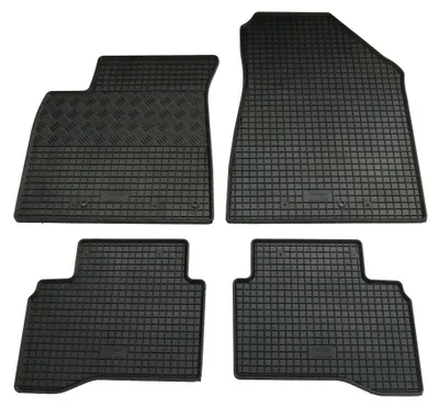 Gummifußmatten Set 4-teilig für Kia NIRO (2016-, inkl. HEV + PHEV), schwarz