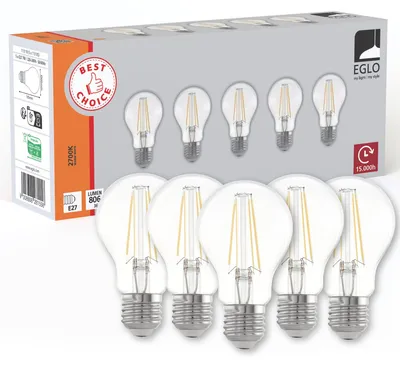 Immagine prodotto di Lampadina LED E27 5X7W 2700K L:10,5 cm Ø6 cm