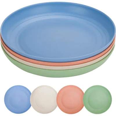 Productafbeelding van Campingbekerset, 4-delig, onbreekbaar, 25 cm, diep, herbruikbaar, stapelbaar