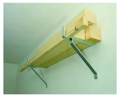 Produktbild von Schwerlasthaken für Wandmontage | Tragfähigkeit 100 kg | verzinkter Stahl | witterungsbeständig | 2-teiliges Set