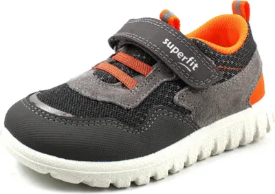 A single child's sneaker is shown against a white background.