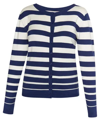 Produktbild von CALEY Damen Strickjacke - Blau, XL