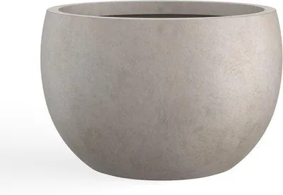 Produktbild von Runde Beton-Plantage mit 50cm Durchmesser und Abfluss