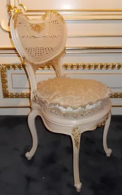 Produktbild von Esszimmer Stuhl 1 Sitzer Sessel Holz Luxus Klasse Barock Rokoko Möbel Design Neu