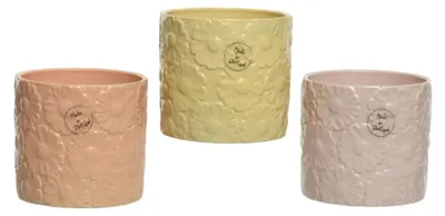 Zdjęcie produktu dla Doniczka ceramiczna Decoris, ø12,8 x 13,1 cm