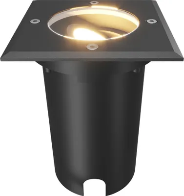 Produktbild von Ledvion LED Bodenstrahler Außen IP67 10W 230V GU10 quadratisch dimmbar