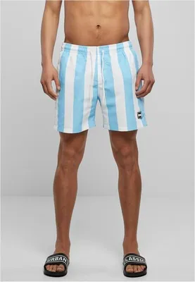 Obrázek produktu pro Pánské kraťasy Urban Classics Pattern Swim Shorts balticbluebarstripe - 4XL