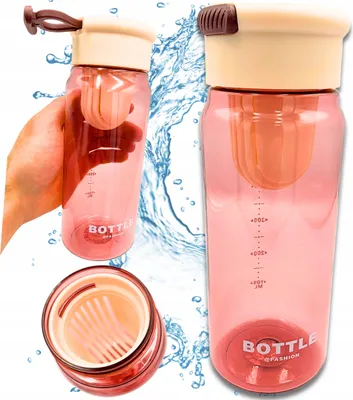 Obrázek produktu pro Robustní sportovní láhev na pití s odstupňovaným filtrem, 650 ml