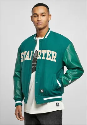 Produktbild von Starter - Herren TEAM College Jacke - DARKFRESHGREEN - XL
